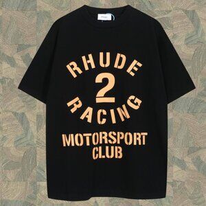 Rhude Men's Black Short Sleeve